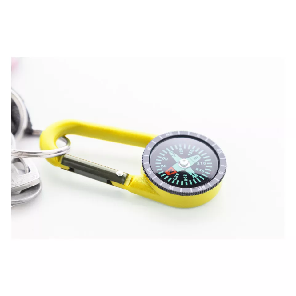 Edmund jaune noir mousqueton 