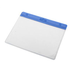 Bahhol blauw transparant pashouder 