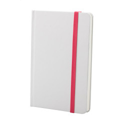 Pendula A6 pink white notebook 