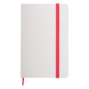 Pendula A6 pink white notebook 
