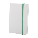 Pendula A6 green white notebook 