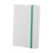Pendula A6 vert blanc carnet de notes 