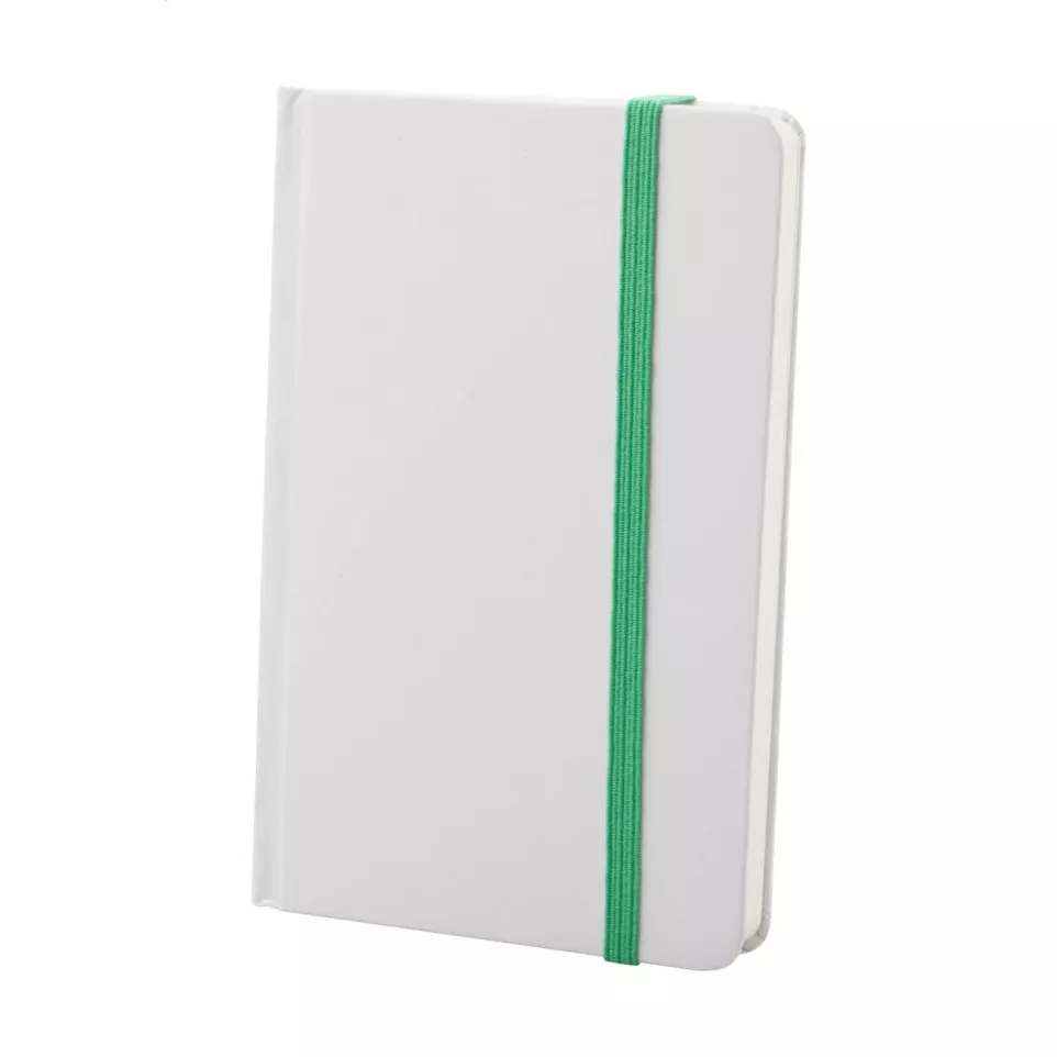 Pendula A6 green white notebook 