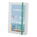 Pendula A6 green white notebook 