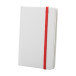 Pendula A6 red white notebook 