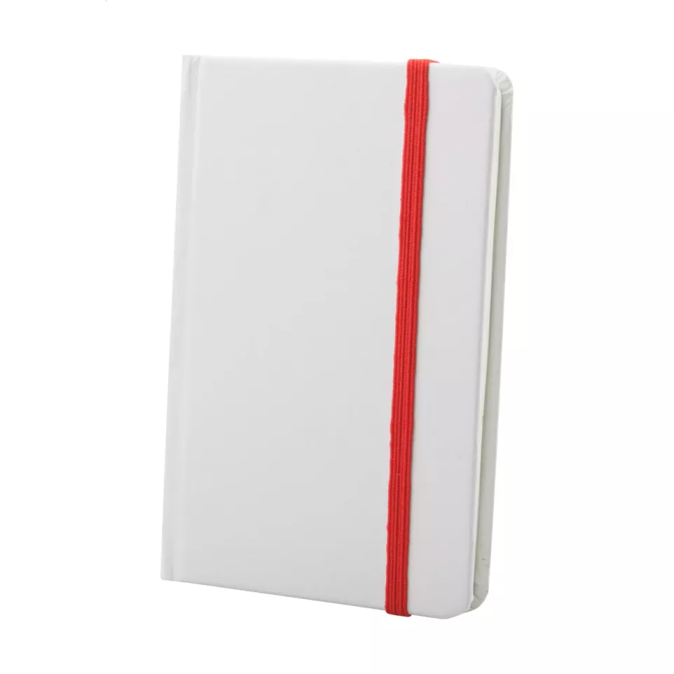Pendula A6 rouge blanc carnet de notes 