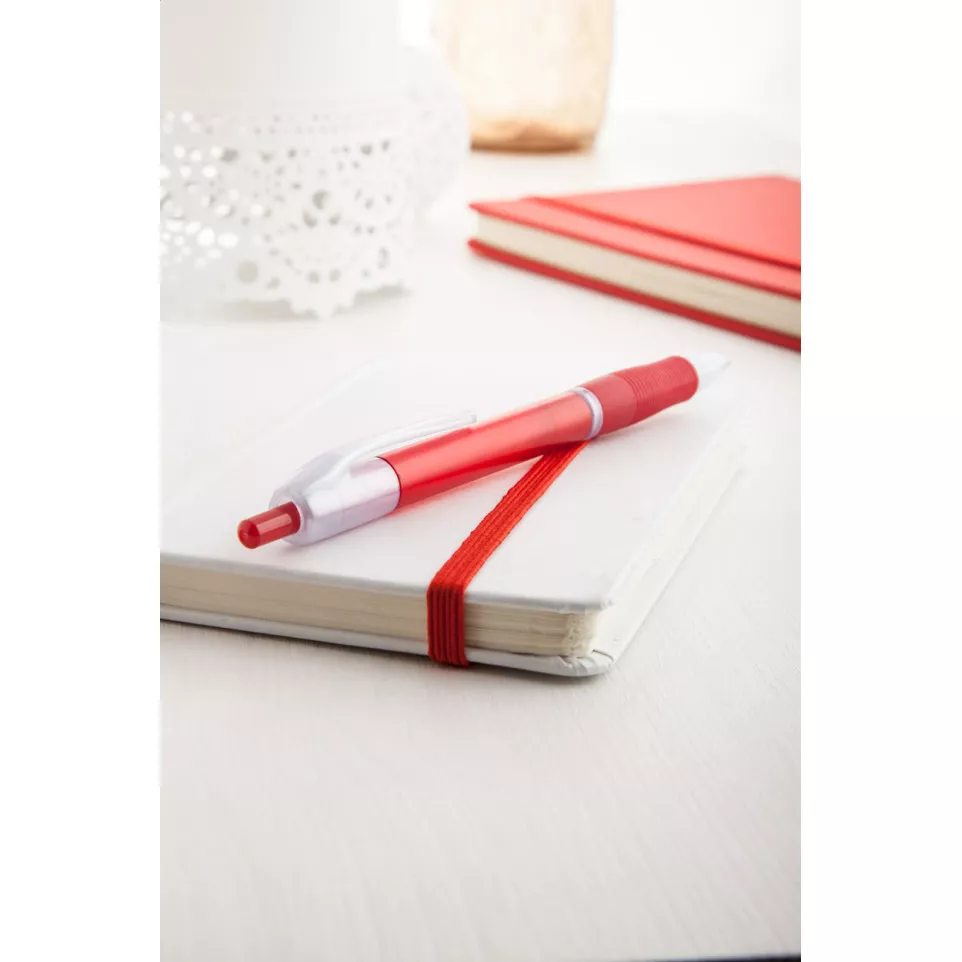 Pendula A6 rouge blanc carnet de notes 