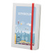 Pendula A6 rouge blanc carnet de notes 