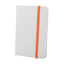 Pendula A6 orange white notebook 