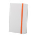 Pendula A6 orange white notebook 
