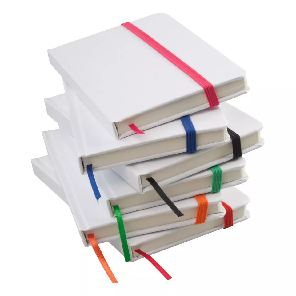 Pendula A6 orange blanc carnet de notes 