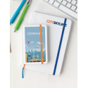 Pendula A6 orange blanc carnet de notes 