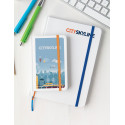 Pendula A6 orange blanc carnet de notes 