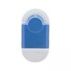 Pencix blue white eraser and sharpener 