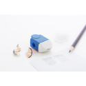 Pencix blue white eraser and sharpener 