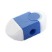 Pencix blue white eraser and sharpener 