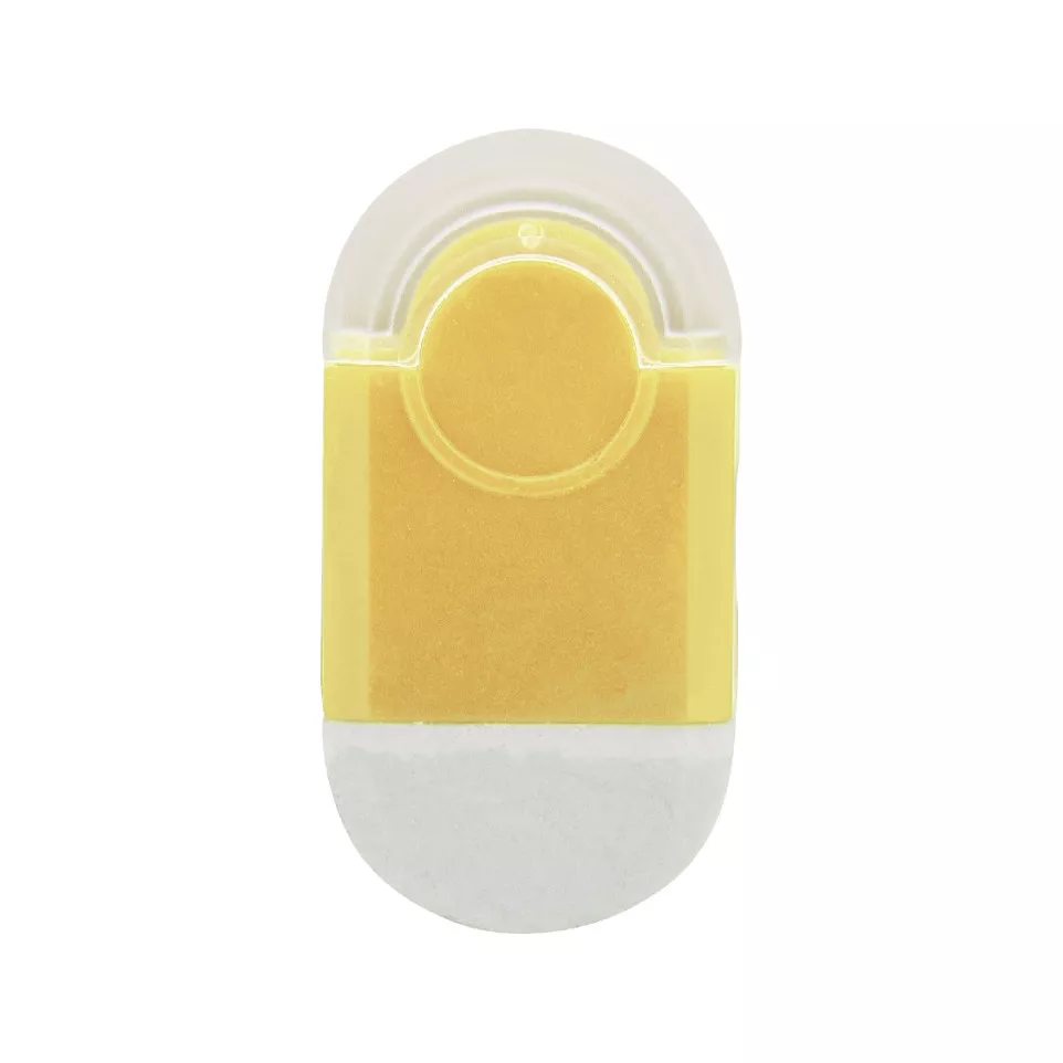 Pencix geel wit puntenslijper/gum 