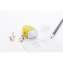 Pencix geel wit puntenslijper/gum 