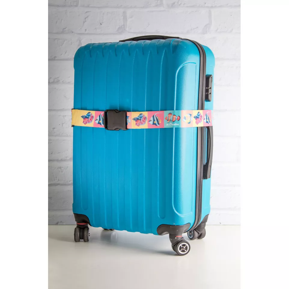 Terminal blanc  ceinture pour valise 