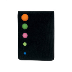 Minok black  sticky notepad 