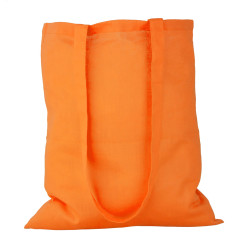Colote orange  tote bag coton 