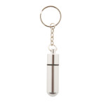 Carrypill silver  keyring...