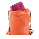 Druuk orange  drawstring bag 