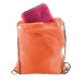Druuk orange  drawstring bag 