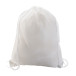Druuk white  drawstring bag 