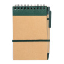 Platanus A6 green natural notebook 