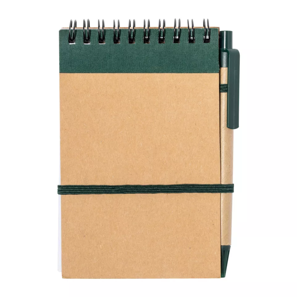 Platanus A6 green natural notebook 