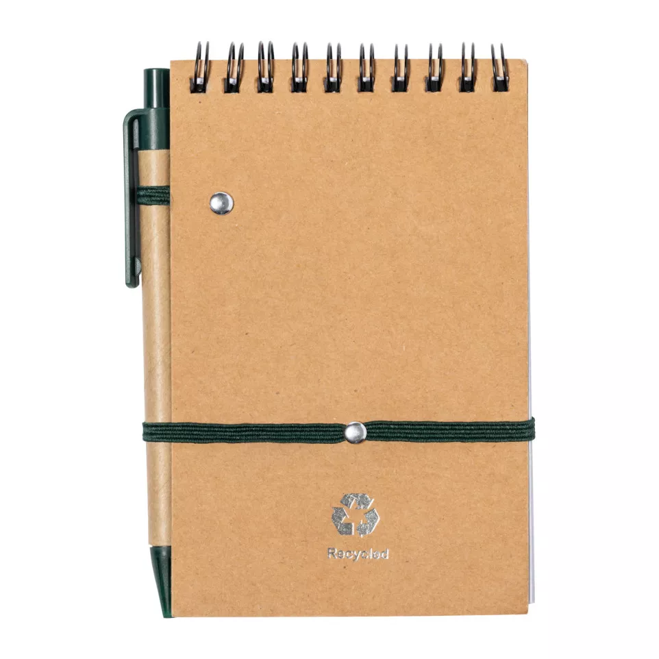 Platanus A6 vert naturelle bloc notes 