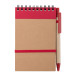 Platanus A6 red natural notebook 
