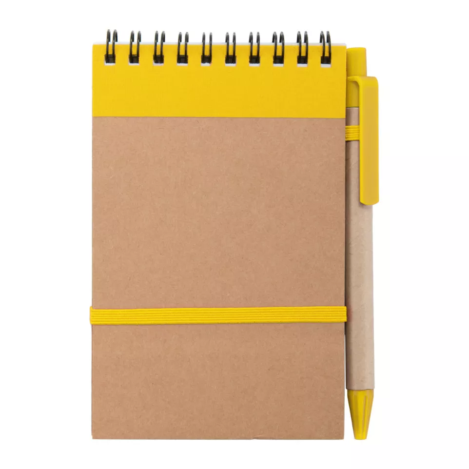 Platanus A6 jaune naturelle bloc notes 