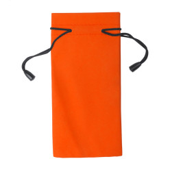 Stringa orange noir pochette pour lunettes 