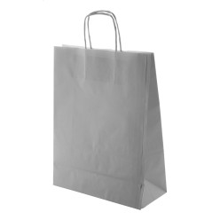 Store ash grey  paper bag 