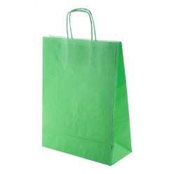 Store groen  papieren tas 