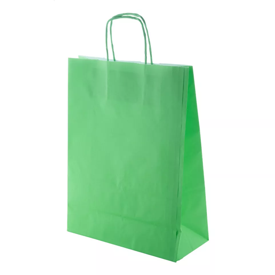 Store vert  sac en papier 