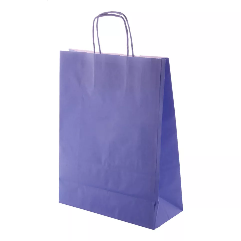 Store blue  paper bag 