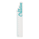 Drafter white  custom made ruler 