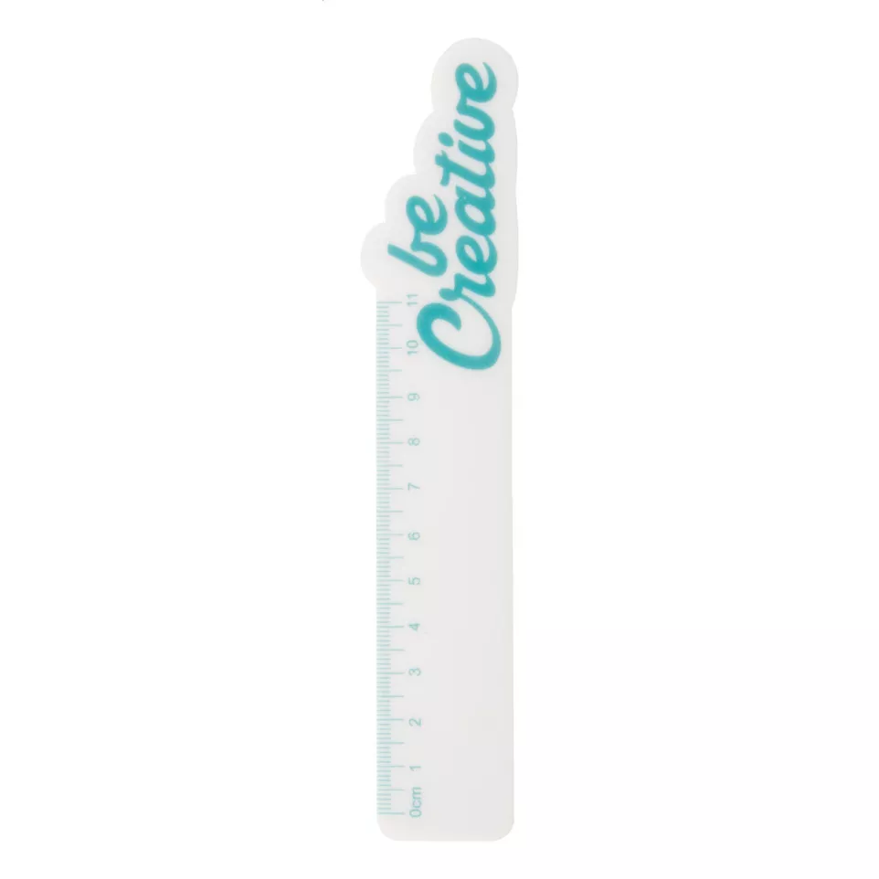 Drafter white  custom made ruler 