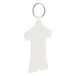 Corner white  keyring 