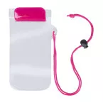 Wapro fuchsia transparant waterdichte mobiele telefoon hoes 