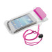 Wapro pink transparent waterproof mobile case 