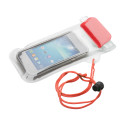 Wapro red transparent waterproof mobile case 