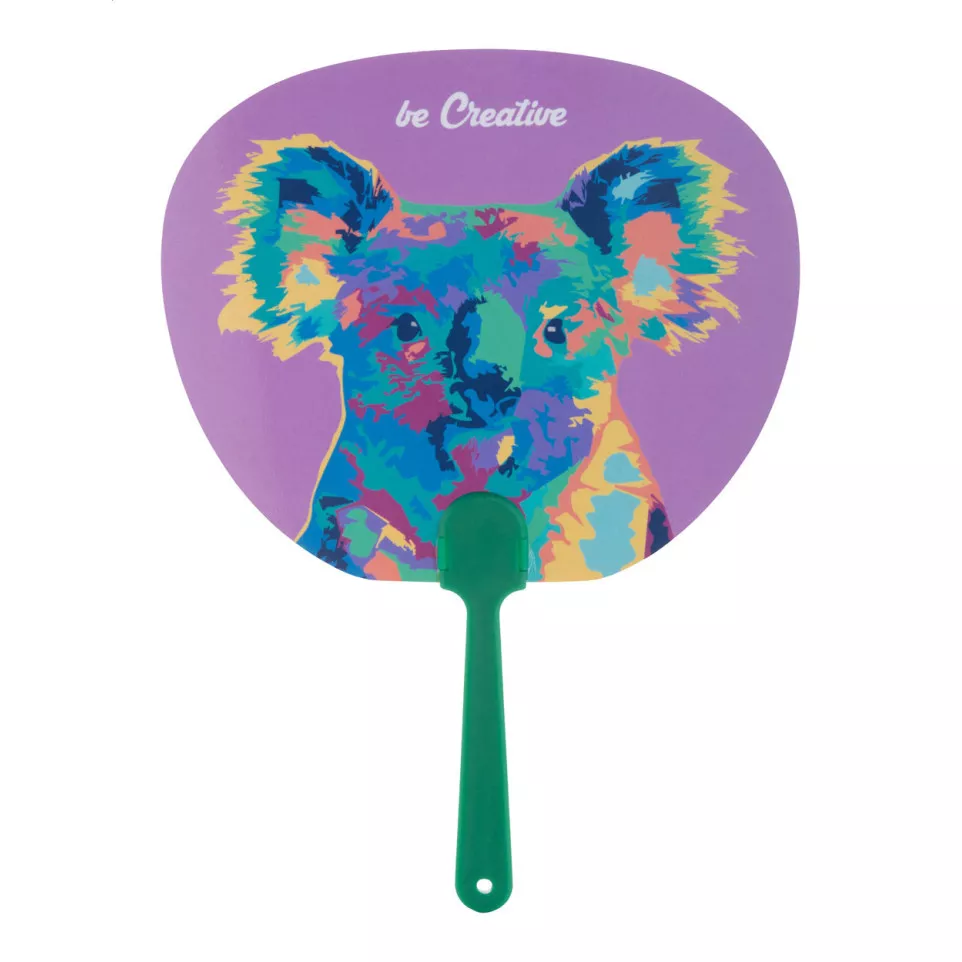 Digibreeze green white custom made fan 