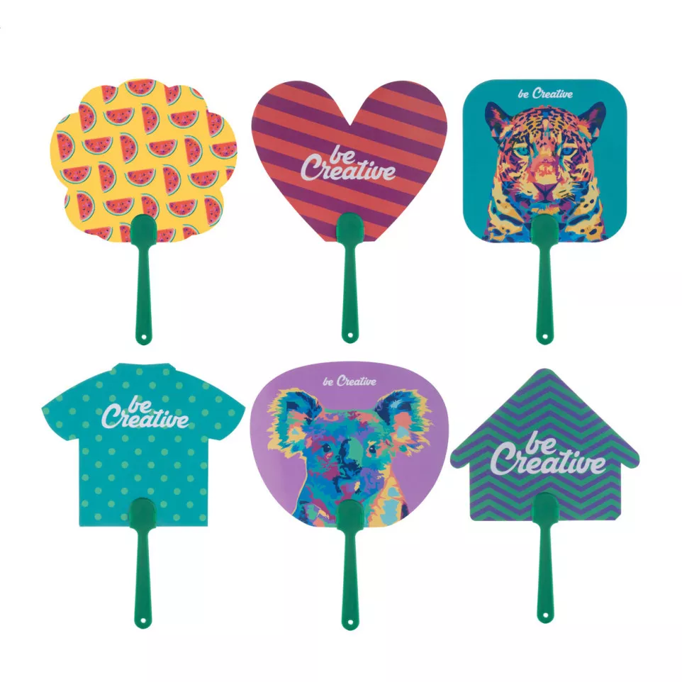 Digibreeze green white custom made fan 