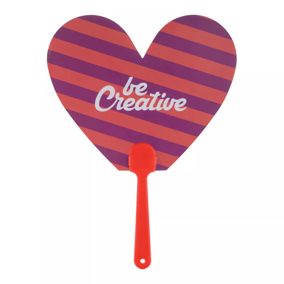 Digibreeze rood wit custom made waaier 