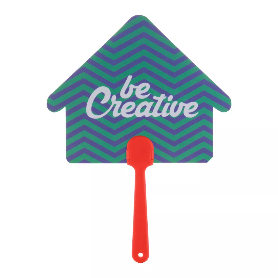 Digibreeze red white custom made fan 