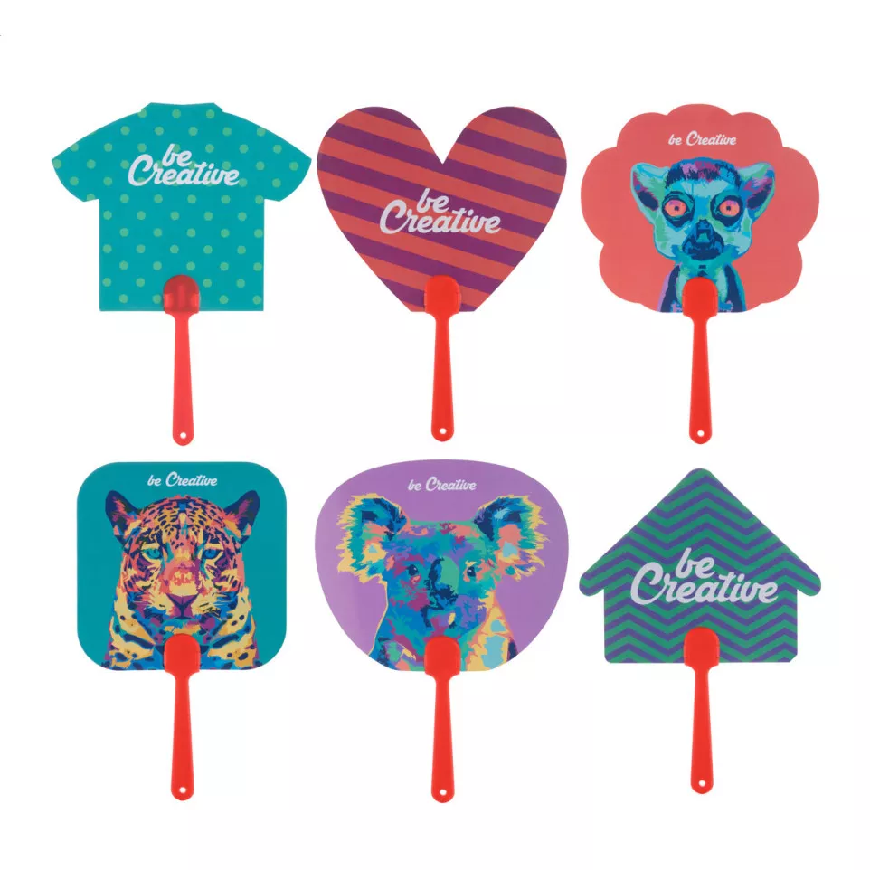 Digibreeze rood wit custom made waaier 